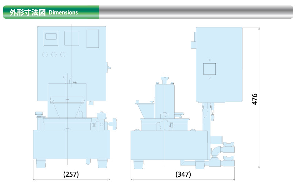 Kawata Supermixer Piccolo SMP-2 Specifications