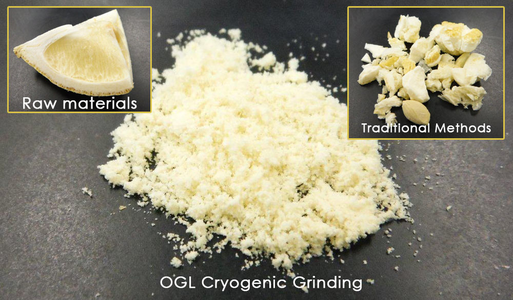 Cryogenic Grinding Lemon